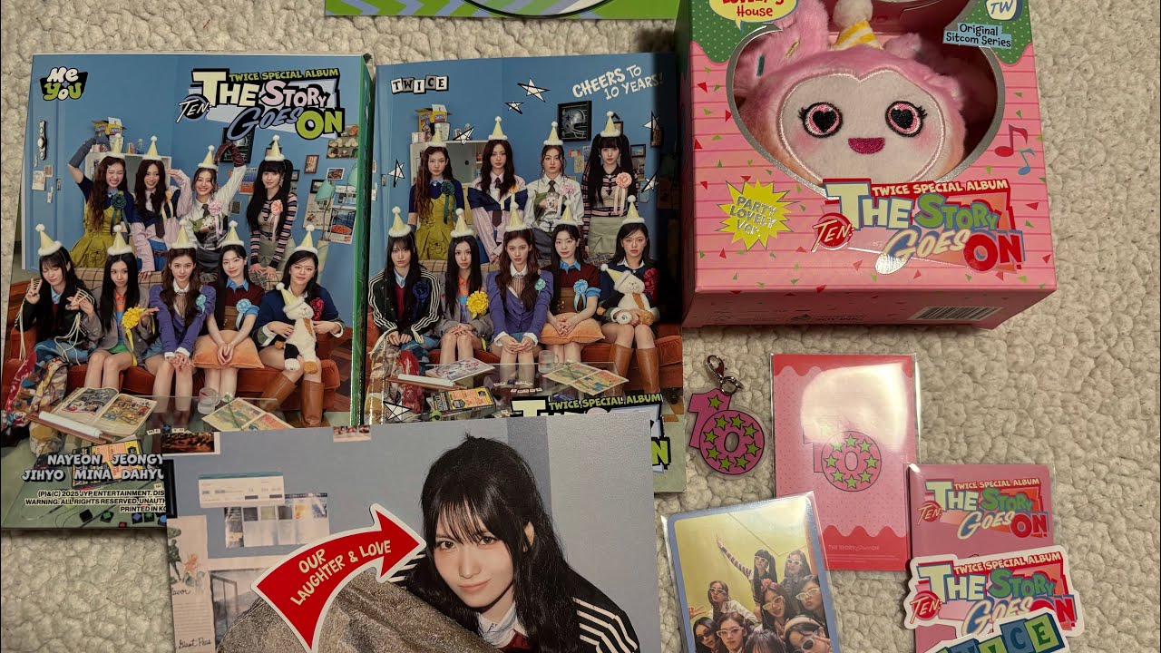 ╰┈➤ twice the story goes on  album umboxing ver lovely~episode/español .ᐟ ⋆ 𐙚