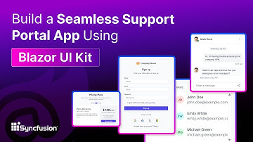 Build a Customer Support Portal 5X Faster with Blazor UI Kit