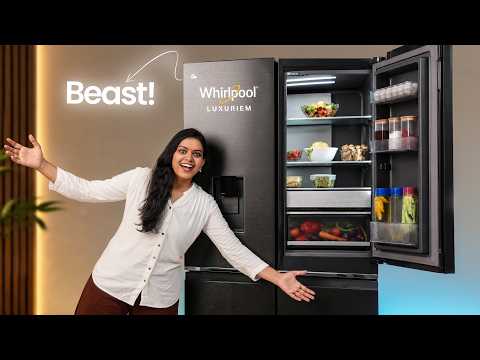 A Fridge That Warns You Before Food Spoils?! | Whirlpool Luxuriem 4-Door Review