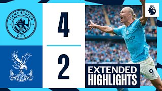 ⁣Extended Highlights | Haaland scores Hat-trick for City! | Man City 4-2 Palace | Premier League