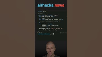 Performance Comparison: "+" vs. Math.addExact #java #shorts #coding #airhacks