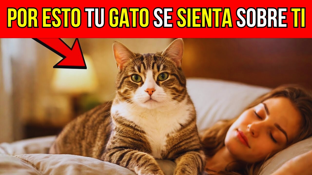 Si tu gato se sienta encima de ti, te quiere decir esto...
