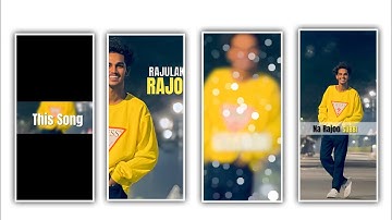 New Trending Single Pic Video Editing in Alight motion Instagram rajulaku raju na raju subbaraju Son