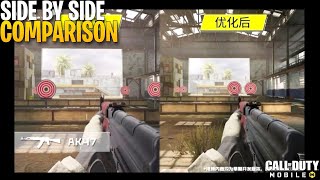 SEASON 10 3RD ANNIVERSARY CHANGES |  GUNS SOUNDS CHANGES SIDE BY SIDE COMPARISON | CODM LEAKS
