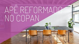 Apartamento REFORMADO no COPAN! Muita luz natural e móveis de design