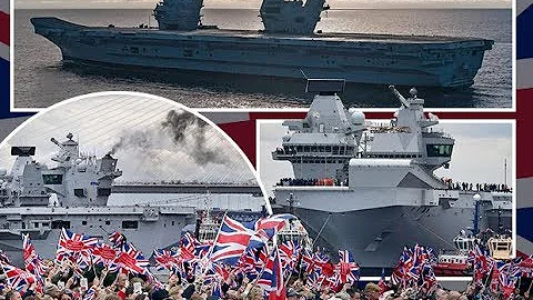 Here comes Big Liz! Britain’s biggest warship EVER arrives in port