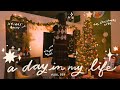 a day in my life // getting ready for the holidays, comfort meals, &amp; trimming the christmas tree