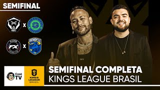 Thumbnail for SEMIFINAIS COMPLETAS: FLUXO X DENDELE E FURIA x DESIMPEDIDOS | SEMIFINAL | KINGS LEAGUE BRASIL