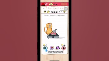 Brain Test Level 25 || Tom is hungry again. please help.🧠