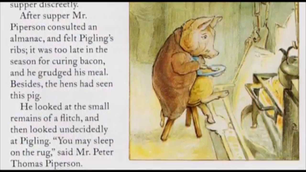 The Tale of Pigling Bland #1 Beatrix Potter Themed Postcard NEW