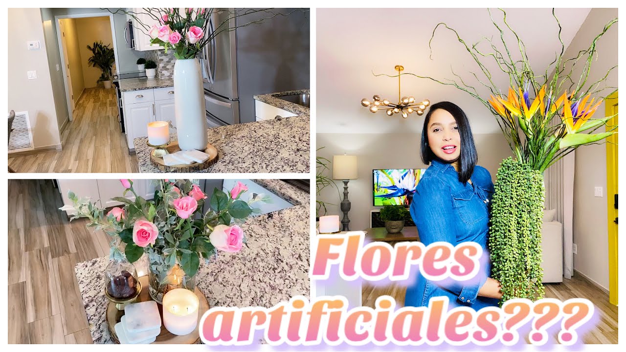 Arreglos de Flores artificiales que parecen reales 