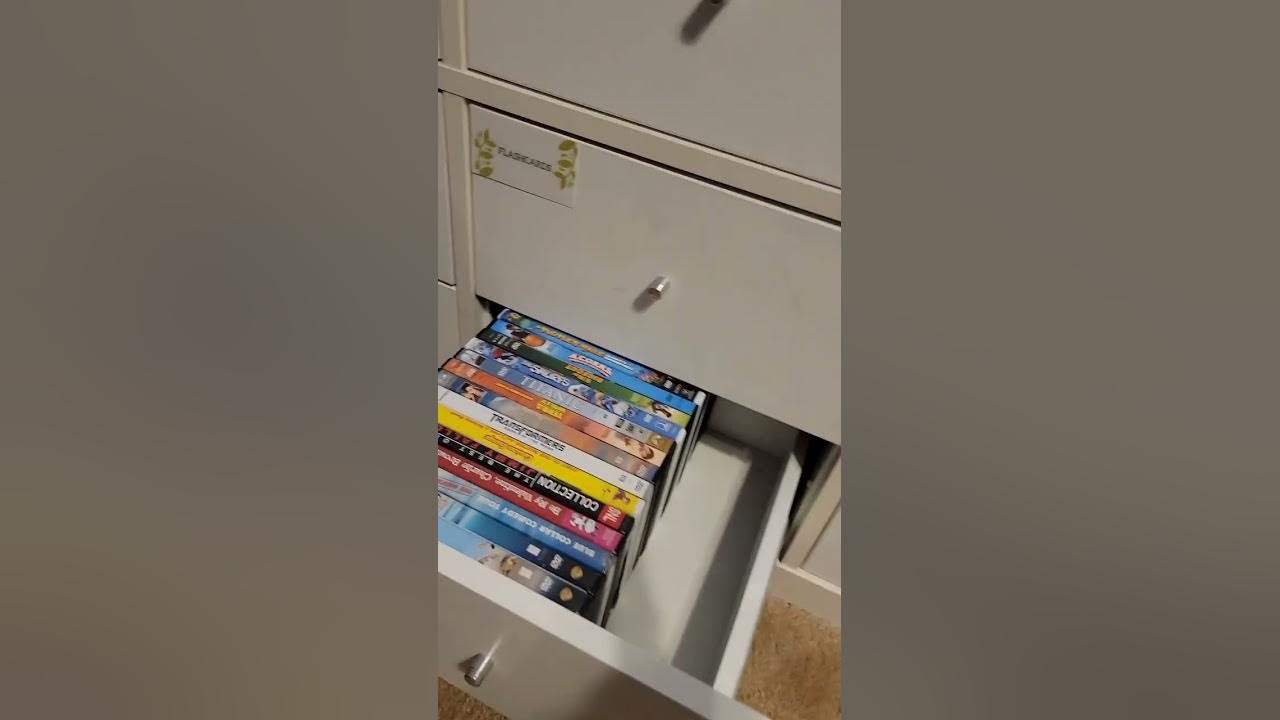 How to Store DVDs in an Ikea Kallax or Expedit Drawer YouTube