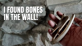 #3 Items I found in the tower and castle walls | Stone house renovation in Italy