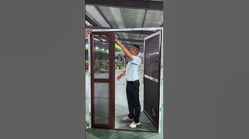 85 Open Diamond Screen Door # QiangNing Door and Window Protection System