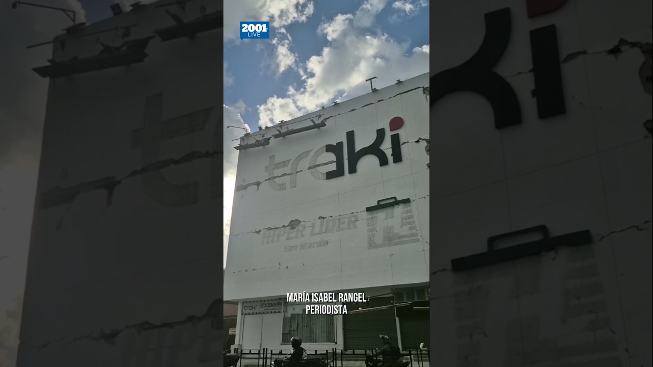 Así se encuentra el Traki de la av. San Martín tras las replicas de la tarde del 27 de junio