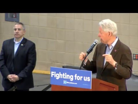 President Bill Clinton visits TAMIU Campus Laredo, Texas