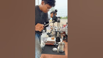 Cool Manual Coffee Machine Brew Anywhere Without Electricity #coffee #coffeelover #coffeeshop #cafe