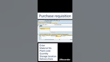 How to create Purchase requisition in SAP|Video 13@prajakta4801 #sap#materials