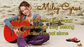Miley Cyrus - When I Look At You with Lyrics