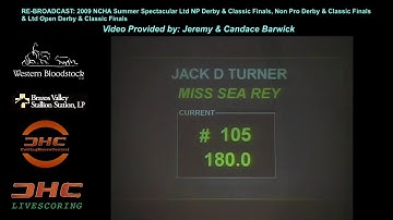 2009 NCHA Summer Spectacular Ltd NP Derby & Classic Finals, NP Derby & Classic Finals & Ltd Open 5/6