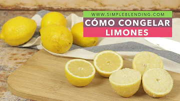 ¿Se pueden congelar los limones pelados enteros?