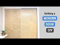 Building a Modern Sliding Closet Doors