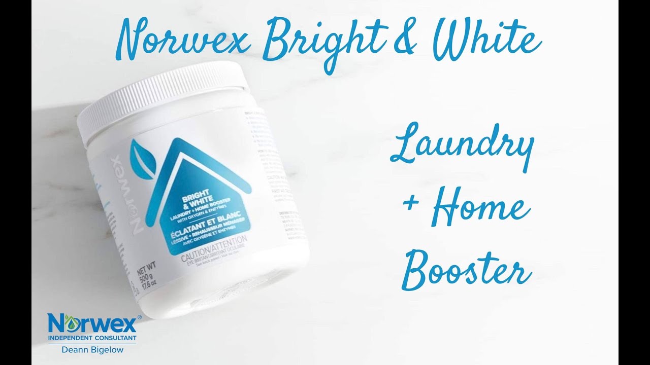 New Norwex Bright and White Laundry + Home Booster YouTube