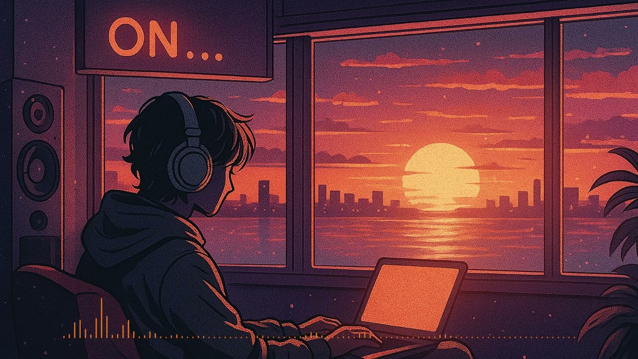 Sunset Dialtone | Sunset Lofi, Relax — To Study, Work, Focus, Chill 🎧🌇