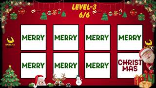 Say The Word on Beat Christmas Game Challenge 🎄| EASY MEDIUM HARD | Fast Rhythm Test screenshot 1