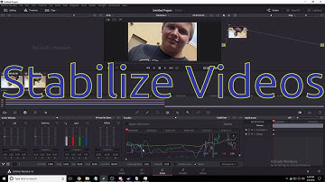 Davinci Resolve 14 - How To Stabilize Videos