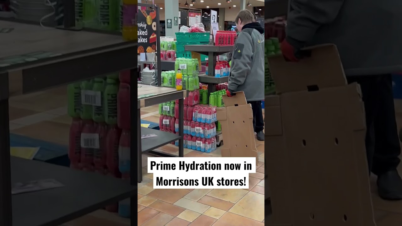 Prime Hydration in Morrisons UK stores