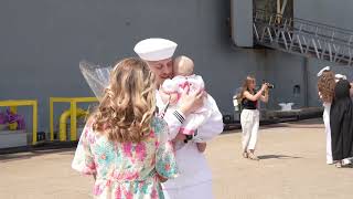 USS IWO Jima (LHD 7) Returns to Naval Station Norfolk after 10 Months