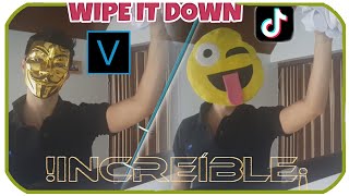 Efecto Wipe It Down Transición  Tutorial EFECTO TIKTOK