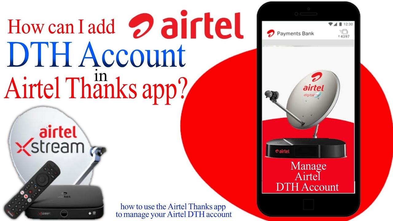 how to use the Airtel Thanks app to manage your