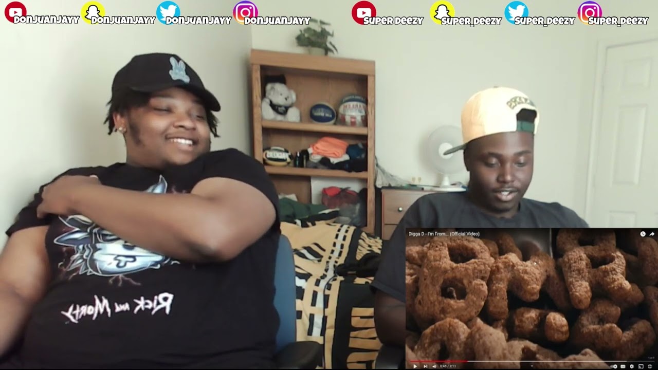 WHAT CEREAL IS THIS ??? BLOODLINE Reacts to DIGGA D - IM FROM..