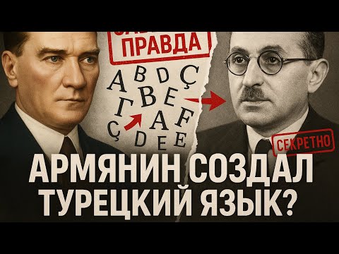 ОНИ СКРЫВАЛИ ЭТО: 🇦🇲Армянин, создавший турецкий язык 🇹🇷 100 лет лжи?