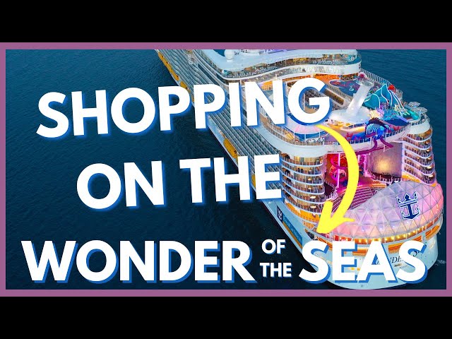 Where to Shop On The Largest Cruise Ship in the World! Royal