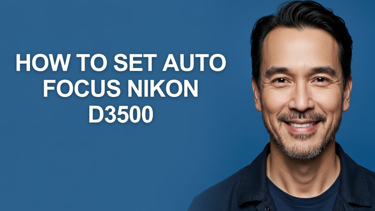How to Set Auto Focus Nikon D3500 - KevinHowTo