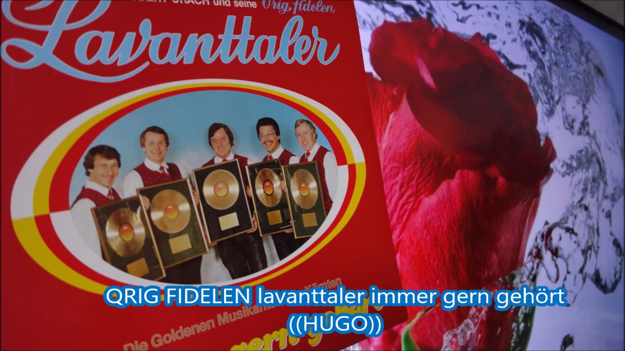 QRIG FIDELEN lavanttaler immer gern gehört
