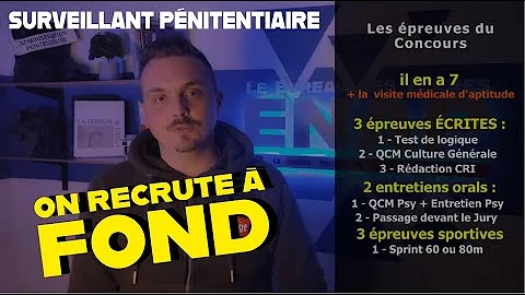 Comment on devient surveillant pénitentiaire ?