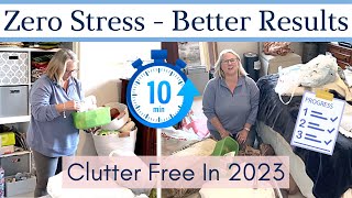 I'm decluttering my entire house in 10 minutes a day! ⏰ Declutter With Me  ⏰ Clutter Free in 2023