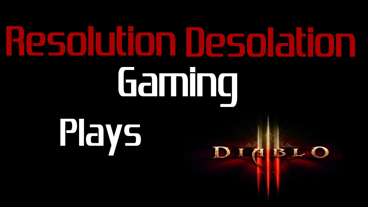 RDG Plays - Diablo 3