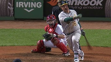 OAK@BOS: Butler smacks an RBI double into center