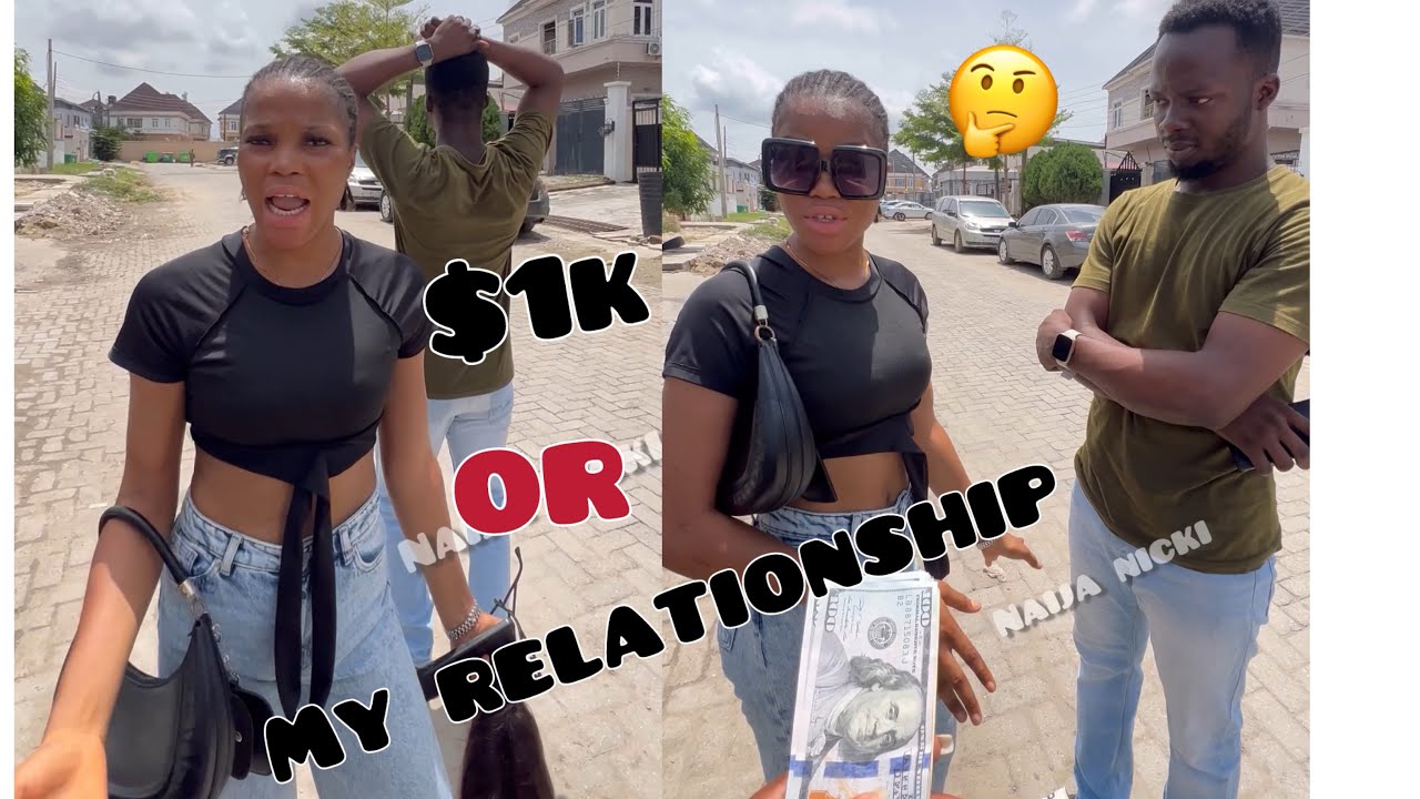 Большая проблема, поскольку женщина выбирает 1000 долларов вместо своего парня, причины настолько...