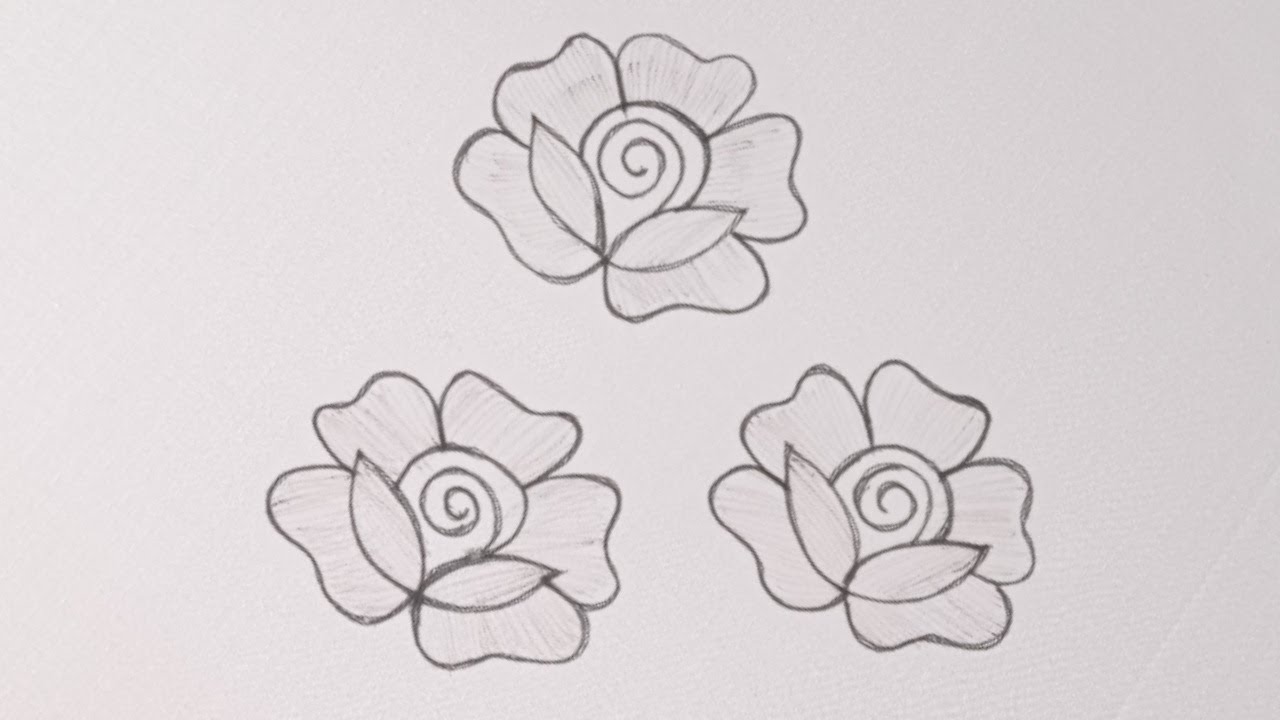 Hand embroidery elegant rose flower stitches l beautiful all over Hand embroidery elegant rose flower stitches l beautiful all over