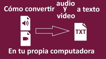 Cómo convertir Audio a Texto en tu propia PC. (Incluye traducción de audios)