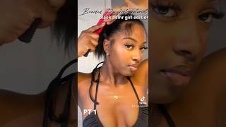 Braided Ponytail: Black Girl Edition + ASMR PT1 #blackgirlhairstyles