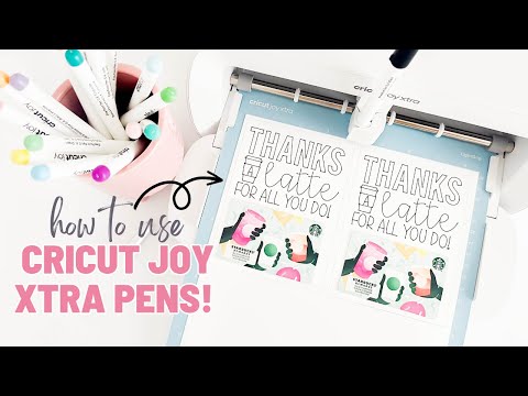 New Cricut Joy Pen Set! How To Use Cricut Joy Pens! 