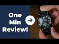 Casio watch review  tough solar aqs810w1avcf sport combination watch