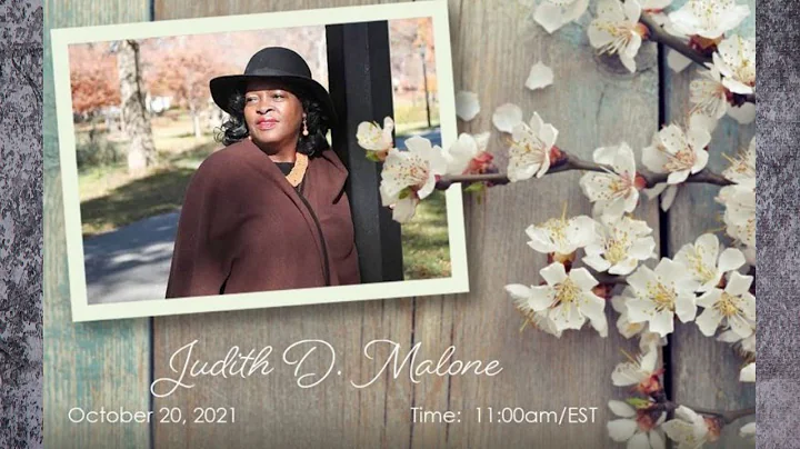 Homegoing Service for Judith D. Malone